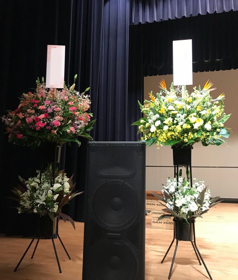 御祝スタンドフラワー二段